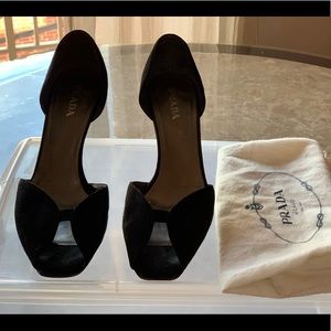 Prada Peep-Toe Pumps Sz 40